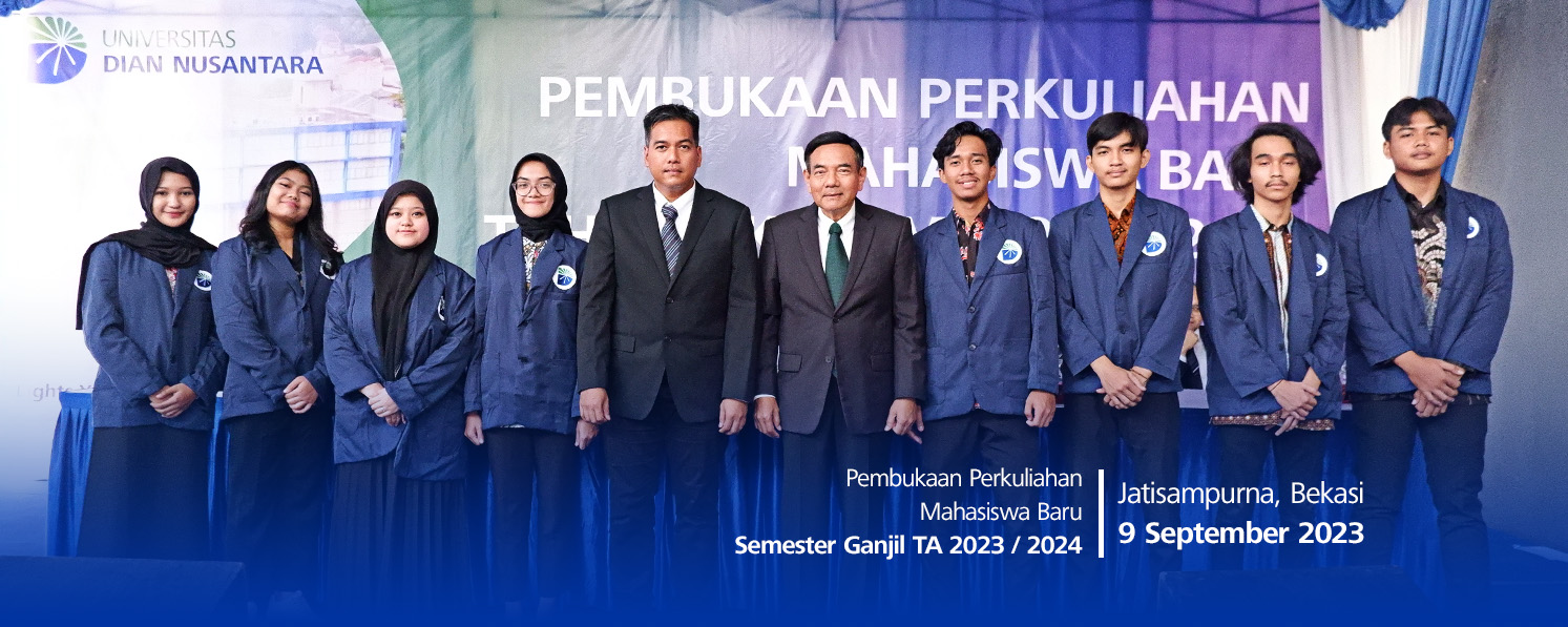 Pembukaan Perkuliahan Mahasiswa Baru Universitas Dian Nusantara Semester Ganjil Tahun 2023/2024