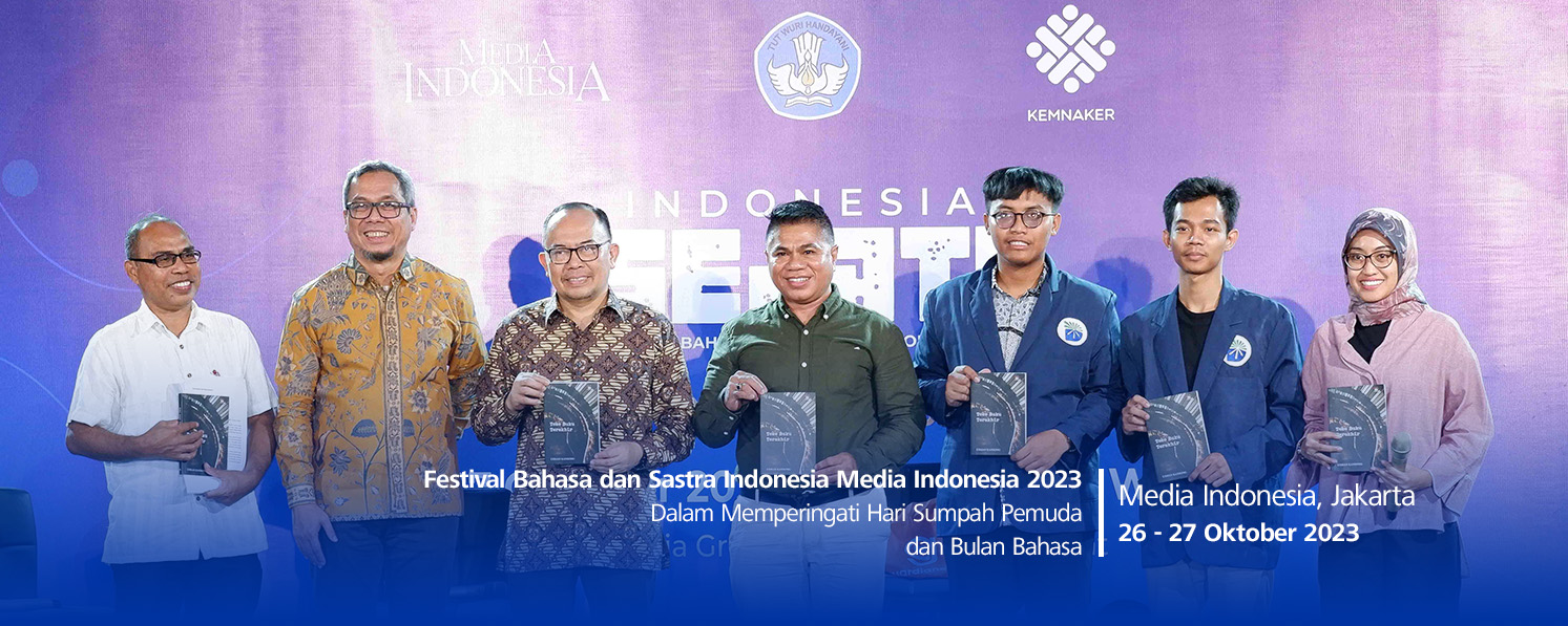 Mahasiswa Universitas Dian Nusantara Ikut Hadir Dalam Festival Bahasa dan Sastra Indonesia Media Indonesia 2023